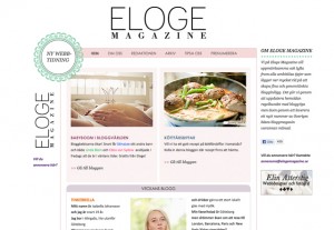 En hemsida i WordPress för Eloge Magazine